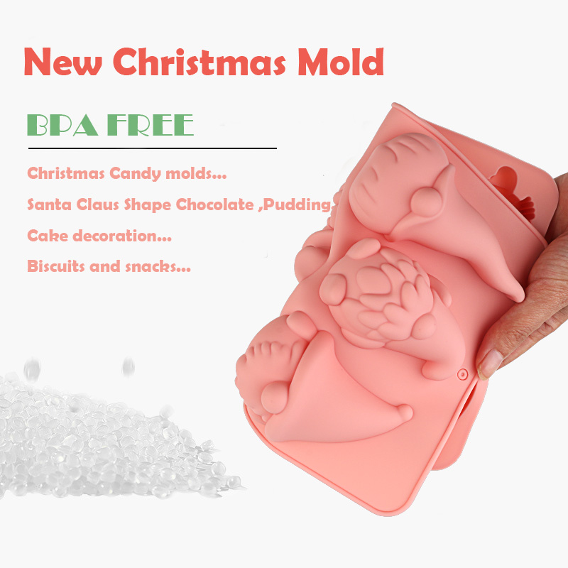 6つの空洞を持つクリスマスノームケーキチョコレートシリコン製 - Candle Making Tutorial のレビューと価格