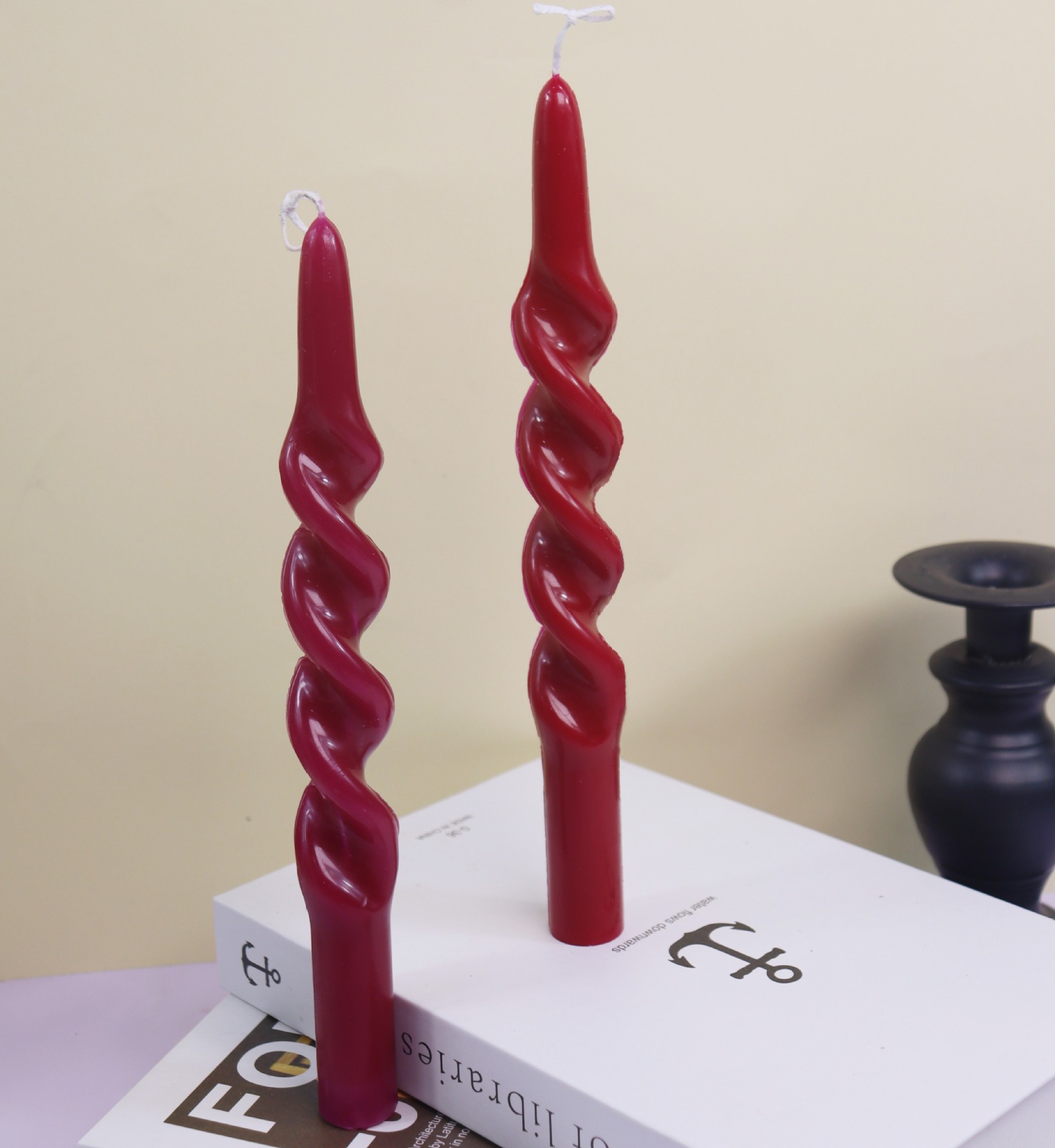 ツイストストライプコラムアクリルキャンドルモールド簡単脱型ス - Candle Making Kit Diy のレビューと価格