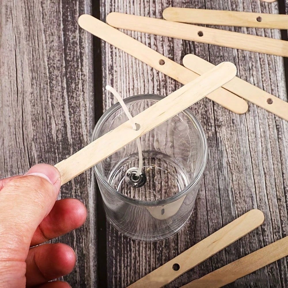 5/10/20/30/50個入り 木製キャンドル芯ホルダー  - Candle Making Kit Diy のレビューと価格