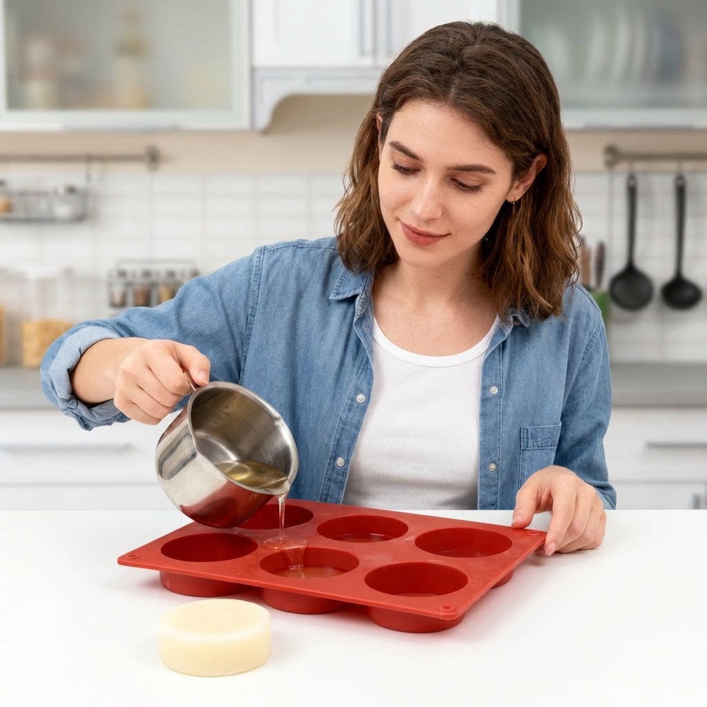 丸型シリコンソープモールド DIY手作り石鹸作りツール シリ - Candle Making Supplies Wholesale のレビューと価格