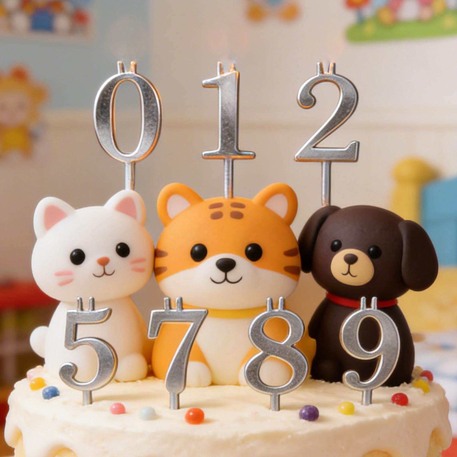 10個入り 0-9 数字ケーキトッパー メタルナンバーキャン - Candle Making Tutorial のレビューと価格